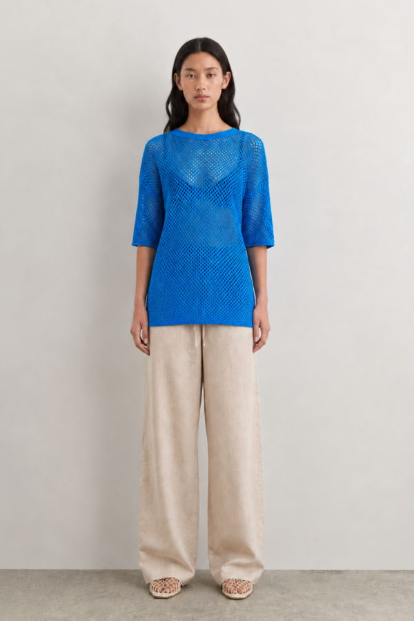 Paper Label Coco Crochet Tee