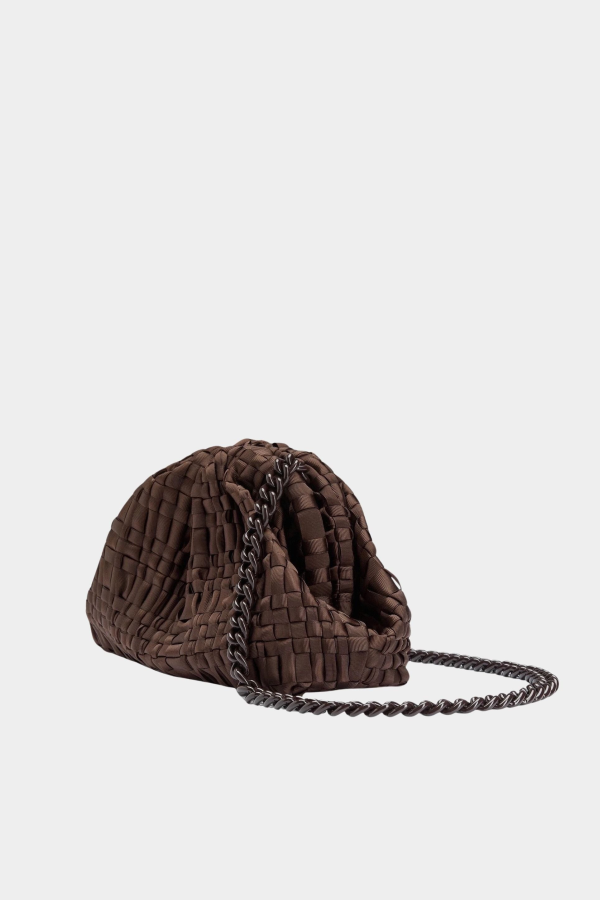Maria La Rosa Mini Game Bag - Dark Brown