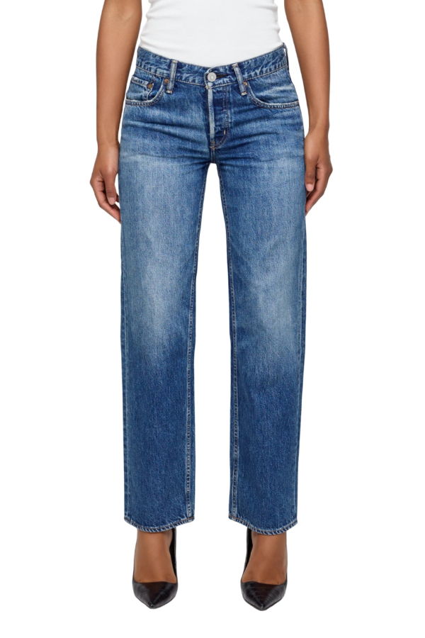 MOUSSY Straight Low Jeans