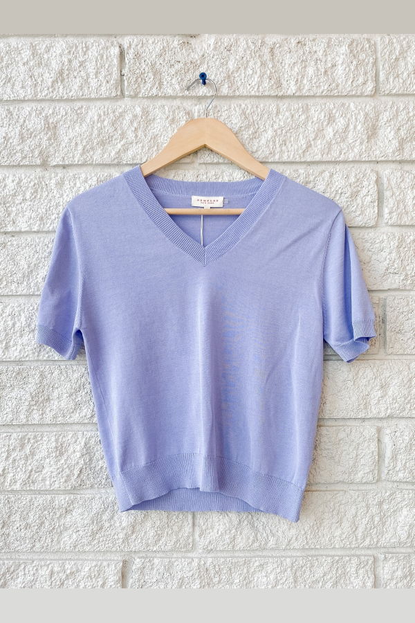 Demylee Syd Cotton Top - Periwinkle