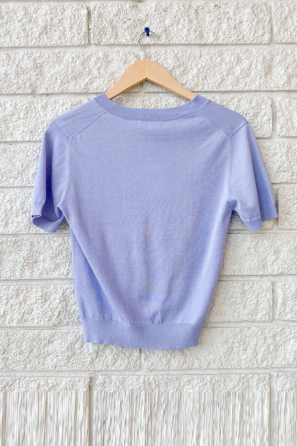 Demylee Syd Cotton Top - Periwinkle