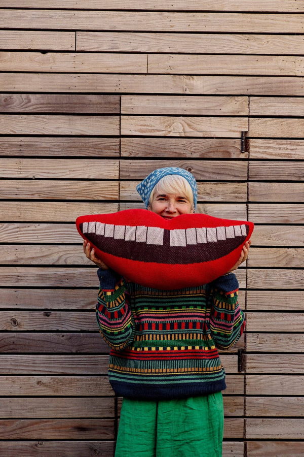Donna Wilson Smile Shaped Cushion