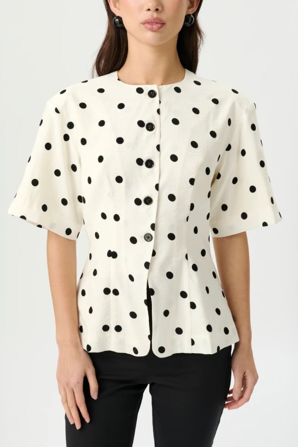 ROAME Janis Top - Heirloom Dot