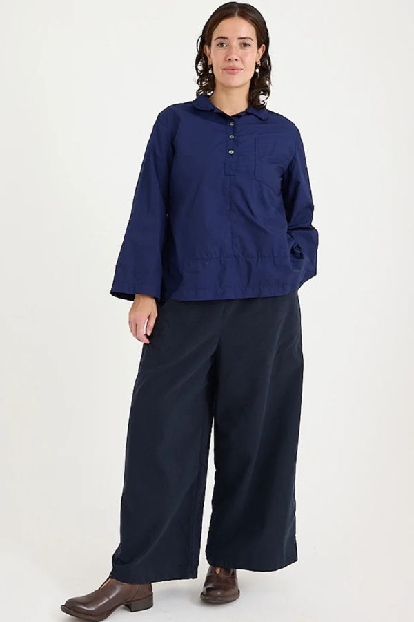Metta Melbourne Fisherman Shirt - Navy
