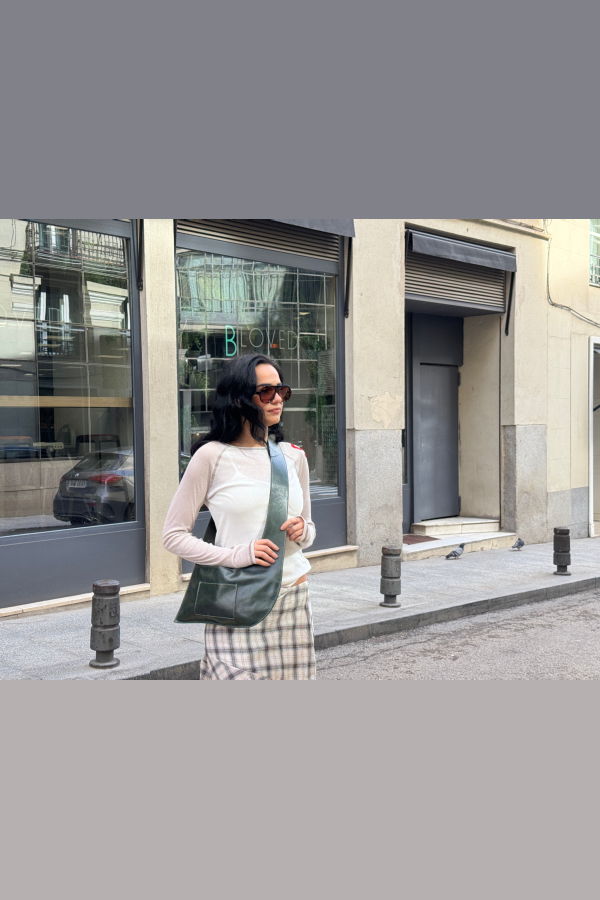 MAS1 Bruna Crossbody Bag - Bottle Green