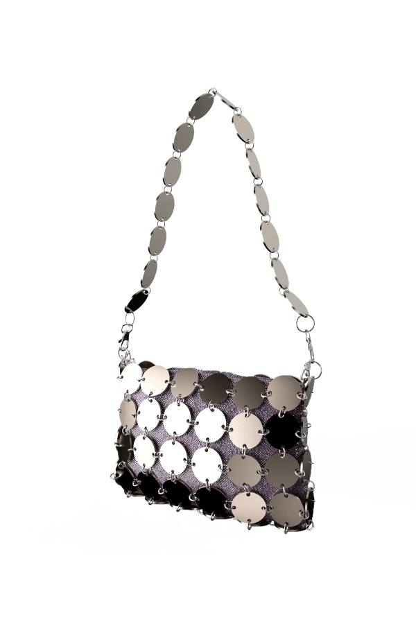 MAS1 Ch Acero + Funda Purpurina + Cad. Metal Bag