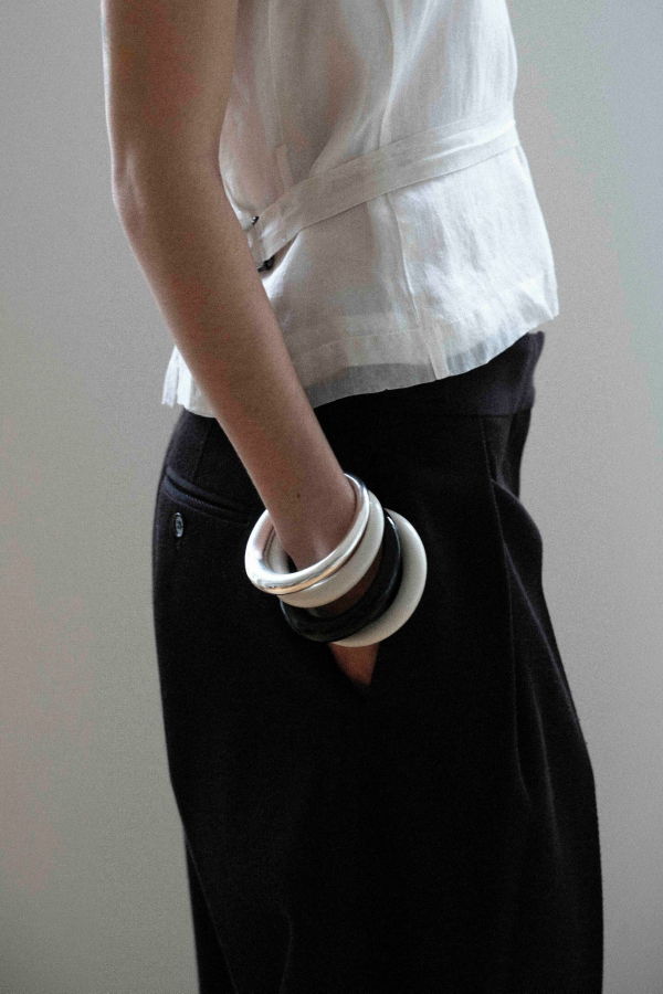 Camille Surault Blowblow Bracelet Epoxy Resin - Black