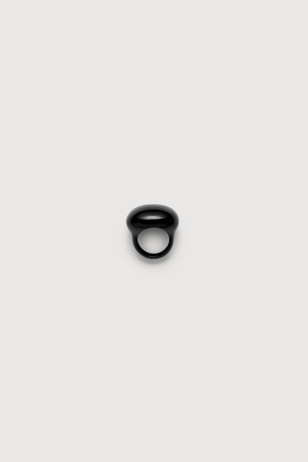 Camille Surault Blowblow Ring Epoxy Resin - Black