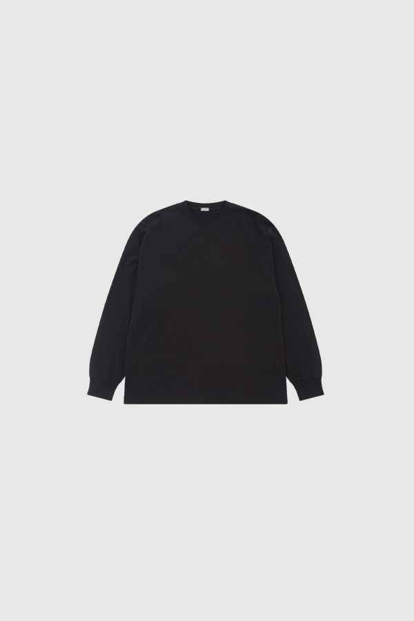 A.Presse Cashmere Blend L/S T-Shirt - Charcoal