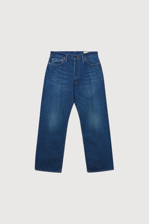 Cantate Denim Straight Trousers (Vintage Wash) - Dusk Indigo