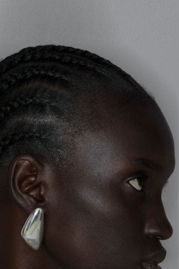 Camille Surault Dowdow Large Earrings - Silver