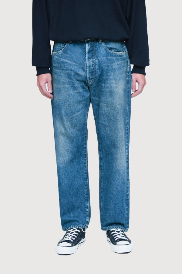A.Presse No.2 Washed Denim Pants - Indigo