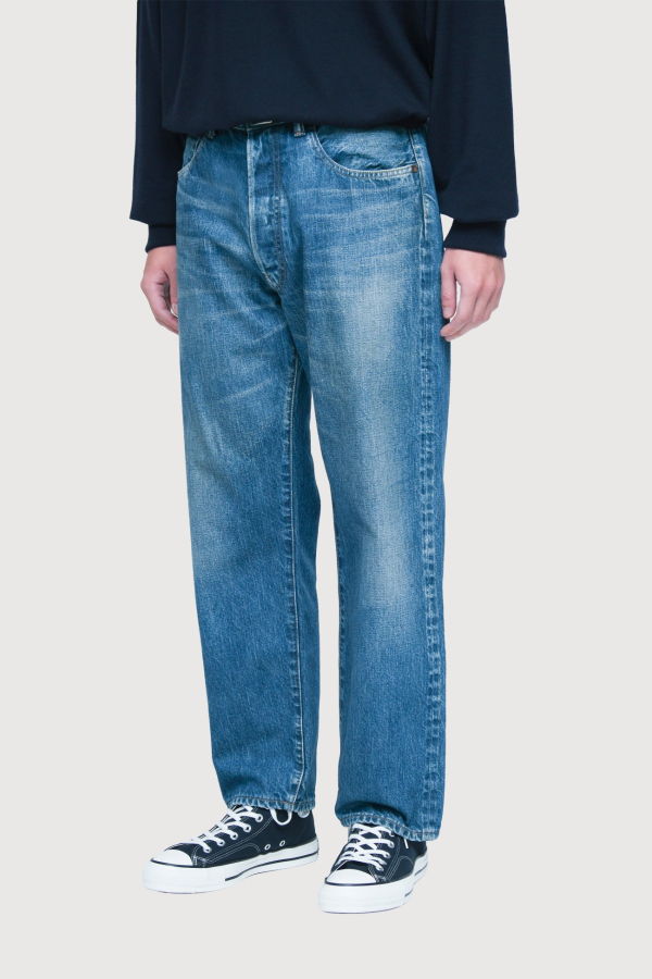 A.Presse No.2 Washed Denim Pants - Indigo