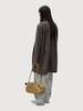 Open YY Over Shirred Top Coat - Khaki - Thumbnail 2