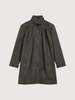 Open YY Over Shirred Top Coat - Khaki - Thumbnail 3