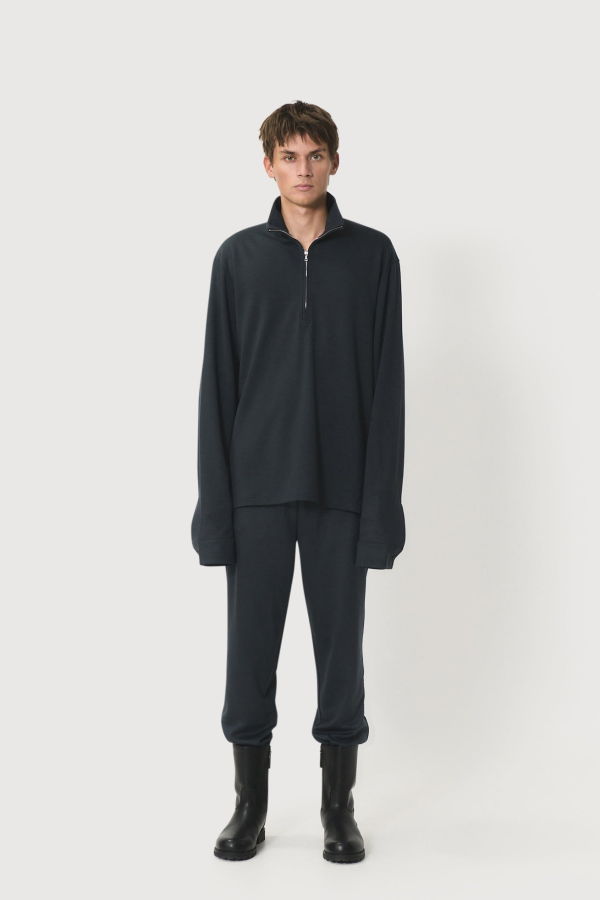 Rier Polar Jogging Shirt - Plombe Interlock