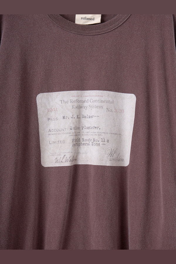 REFOMED Railway Ticket Tee