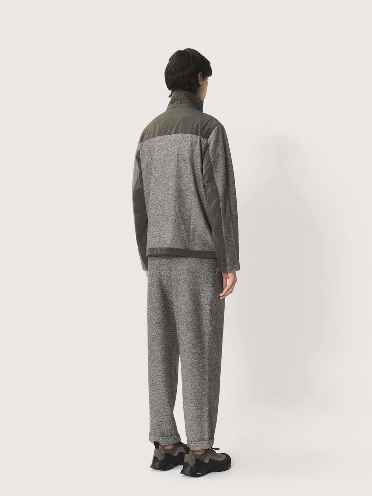 Ranra Reach Wool Nylon Outdoor Track Top - Major Brown - Image 3 of 4