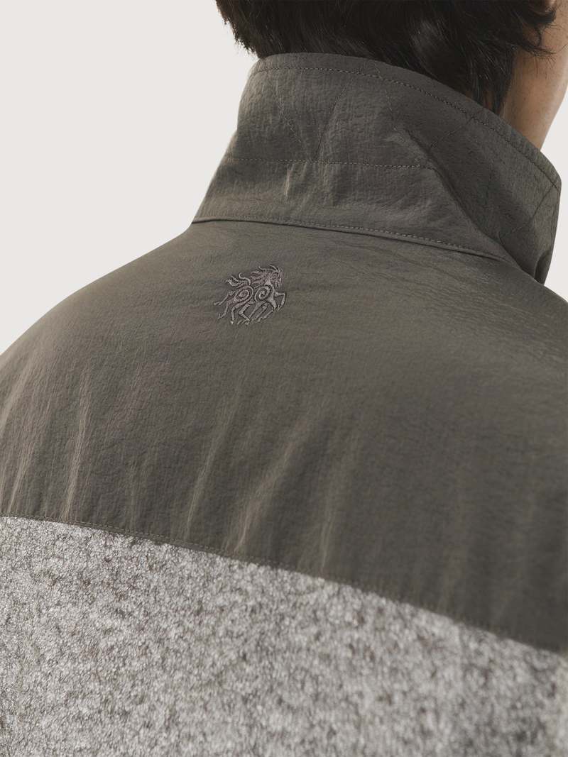 Ranra Reach Wool Nylon Outdoor Track Top - Major Brown