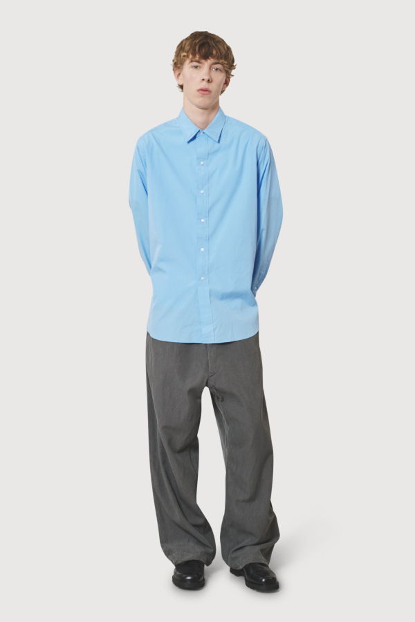 A.Presse Regular Collar Shirt - Sax