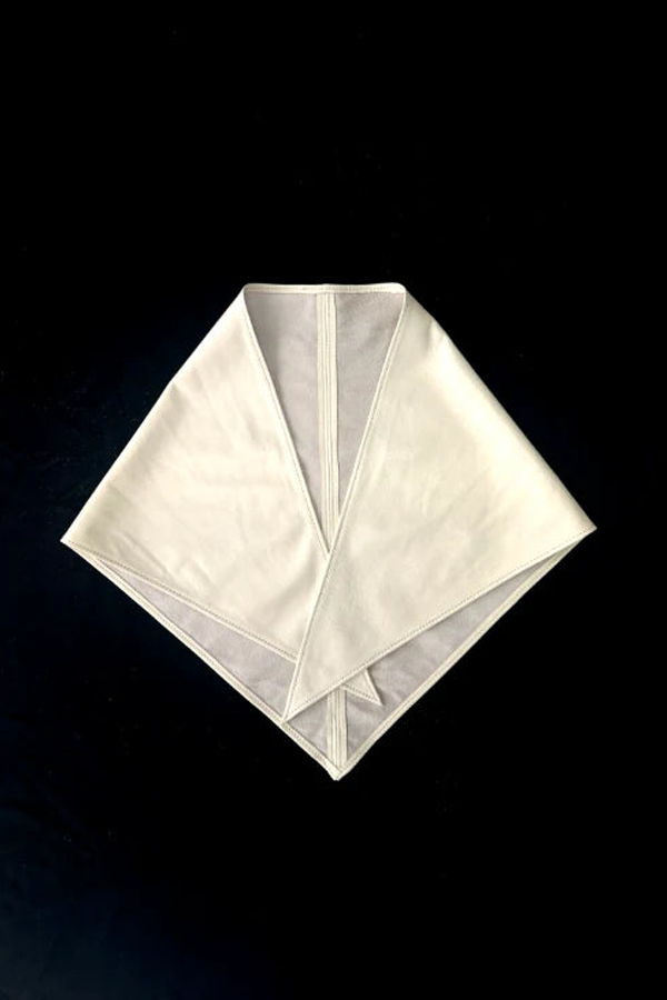 Pien Studios Triangle Leather Scarf