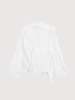 Open YY Unbalanced Ruffle Blouse - White - Thumbnail 5