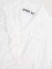 Open YY Unbalanced Ruffle Blouse - White - Thumbnail 6