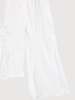 Open YY Unbalanced Ruffle Blouse - White - Thumbnail 7