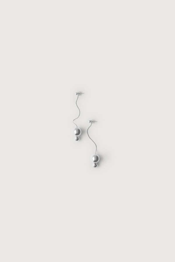 Camille Surault Vada Earrings Large - Silver