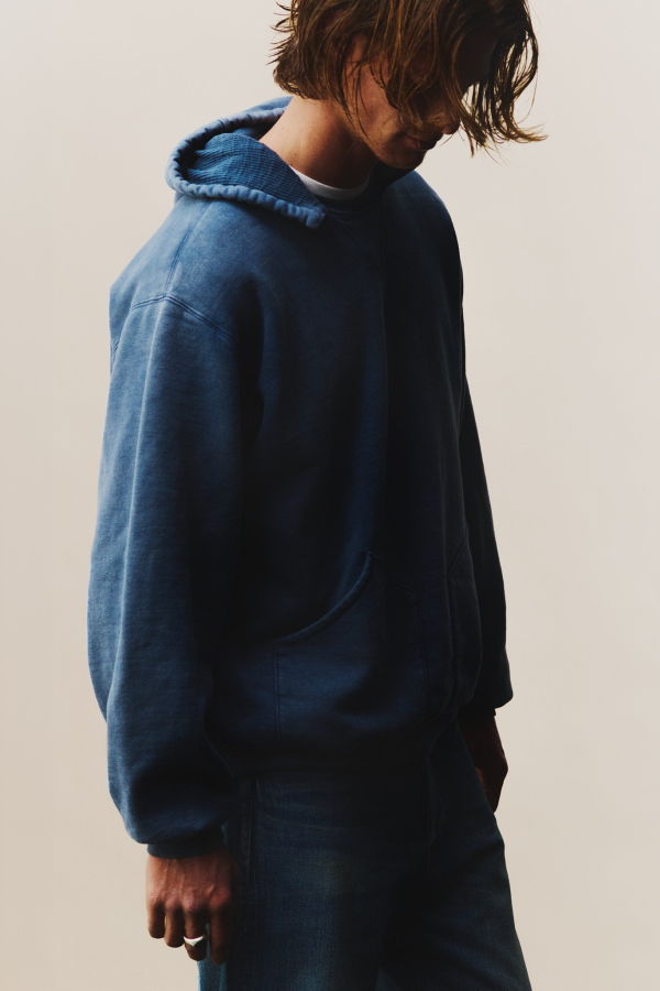 A.Presse Vintage Attached Hood Sweat Parka