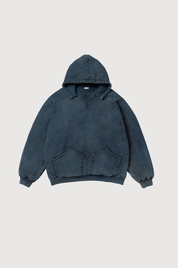A.Presse Vintage Attached Hood Sweat Parka