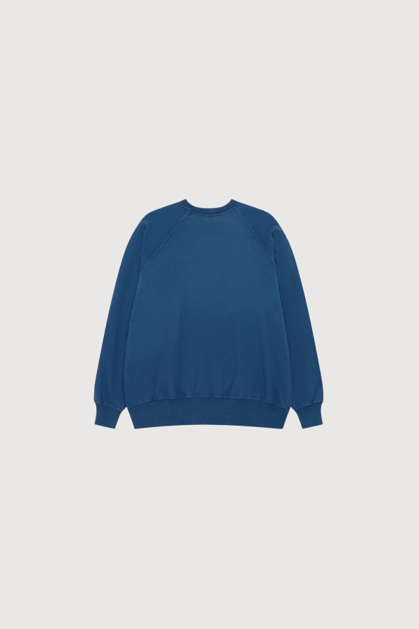 A.Presse Vintage Light Weight Sweatshirt - Blue
