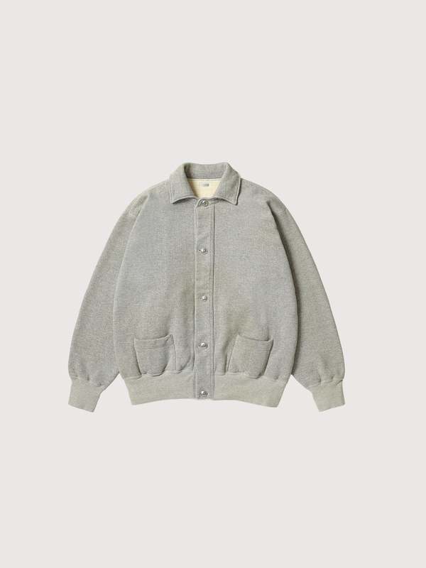 A.Presse Vintage Sweat Cardigan - Gray