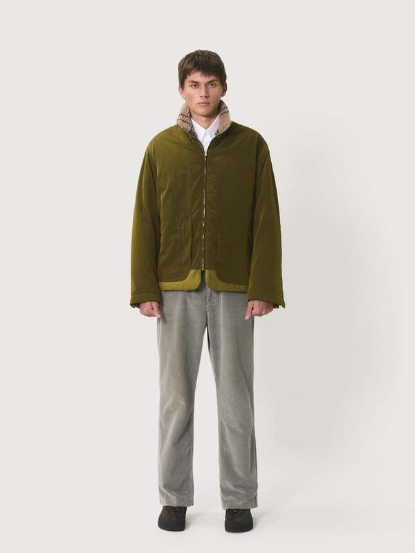 Ranra Wanderer Canvas Nylon Cotton Jacket and Fleece Lining - Nutria Ranra Wanderer Canvas Nylon Cotton Jacket and Fleece Lining - Nutria