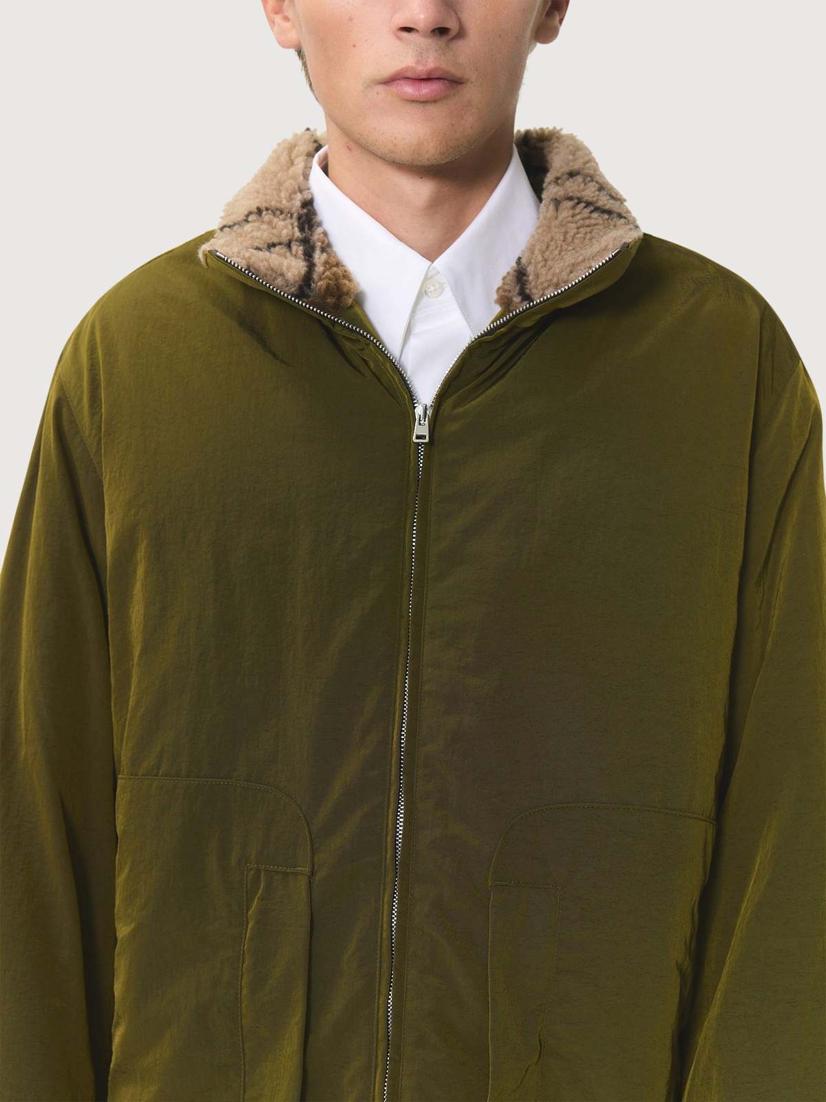 Ranra Wanderer Canvas Nylon Cotton Jacket and Fleece Lining - Nutria - Image 2 of 5