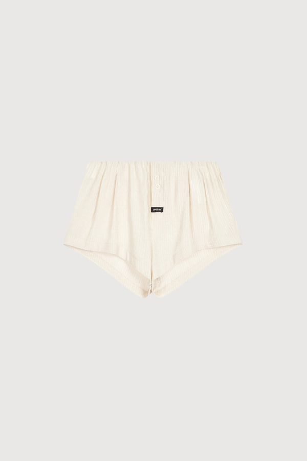Open YY YY Tab Boxer Shorts - Beige