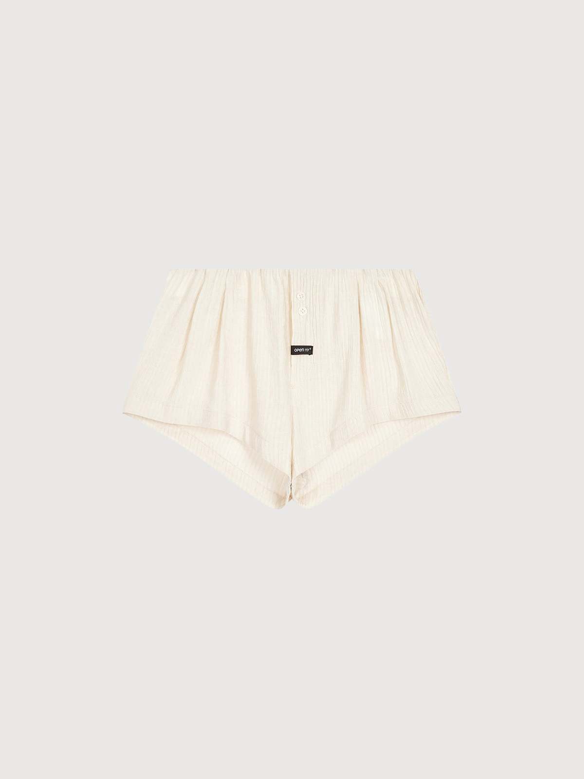 Open YY YY Tab Boxer Shorts - Beige - Image 1 of 5