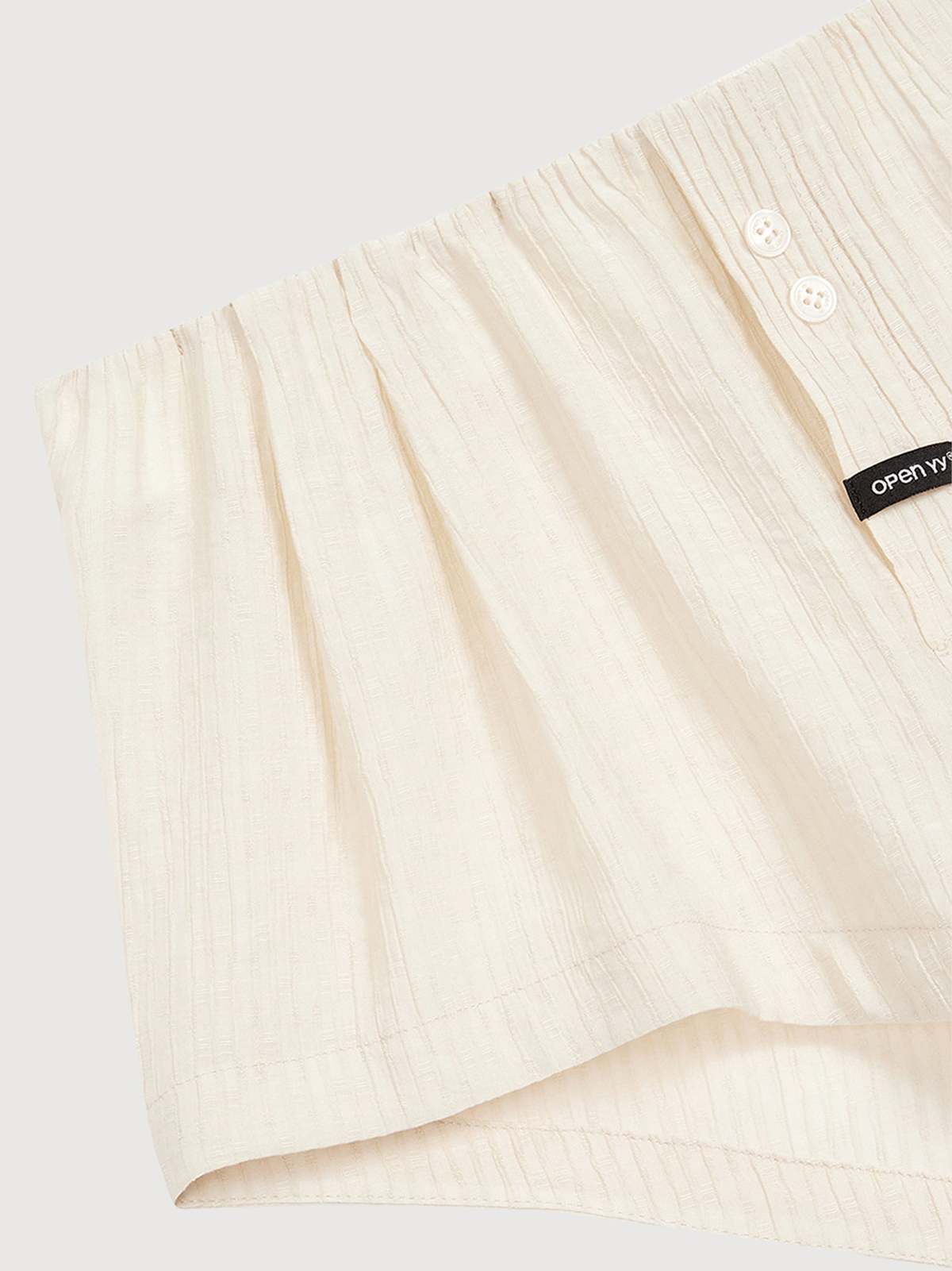 Open YY YY Tab Boxer Shorts - Beige - Image 3 of 5