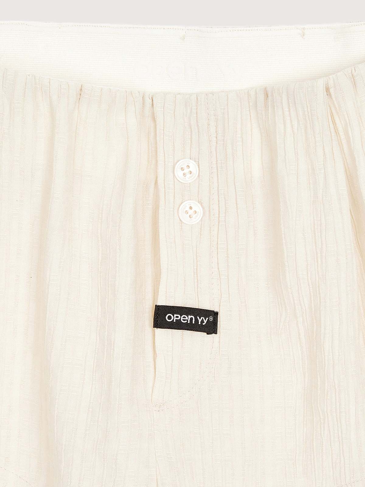 Open YY YY Tab Boxer Shorts - Beige - Image 4 of 5