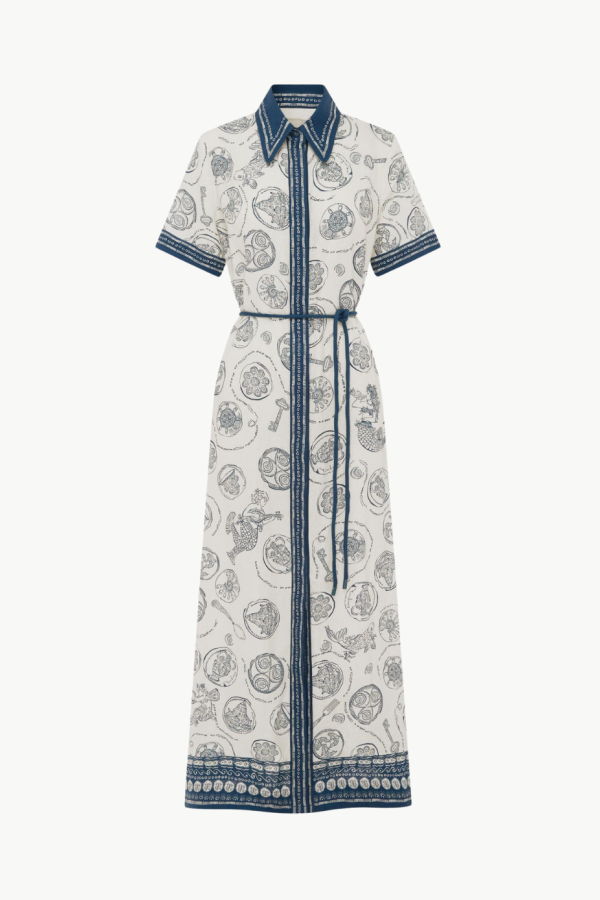ALÉMAIS Lucky Shirt Dress - Ivory
