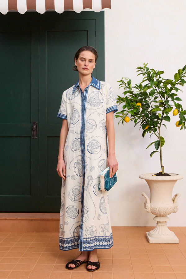 ALÉMAIS Lucky Shirt Dress - Ivory