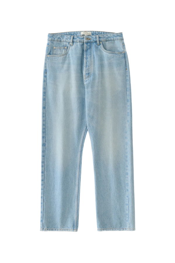 Studio Nicholson 14oz Denim Riso 90's Jean - Bleached Wash