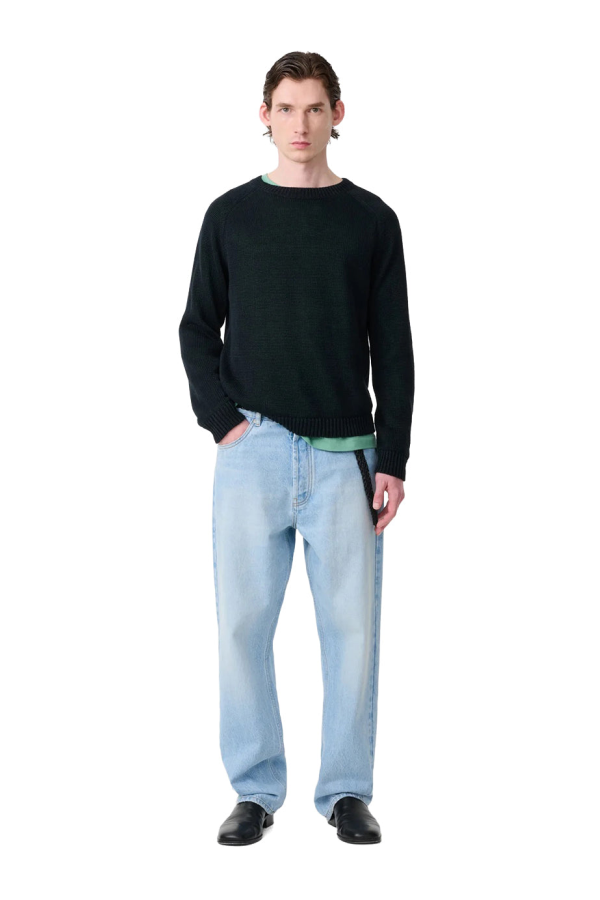 Studio Nicholson 14oz Denim Riso 90's Jean - Bleached Wash