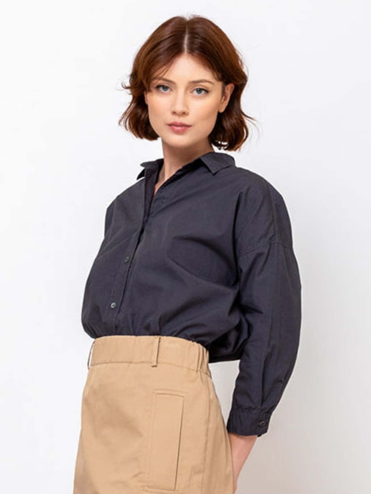 Monday12 Zoe Shirt - Slate - Image 1 of 6