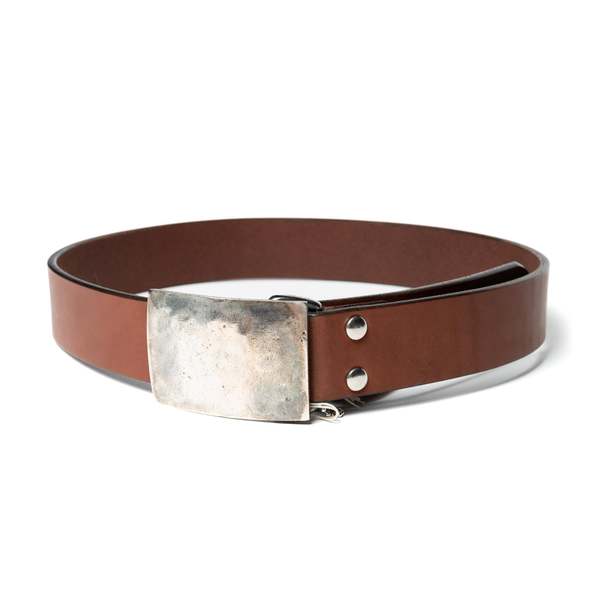 Studio D'Artisan - B-83 Flat Buckle Belt - Brown Studio D'Artisan - B-83 Flat Buckle Belt - Brown