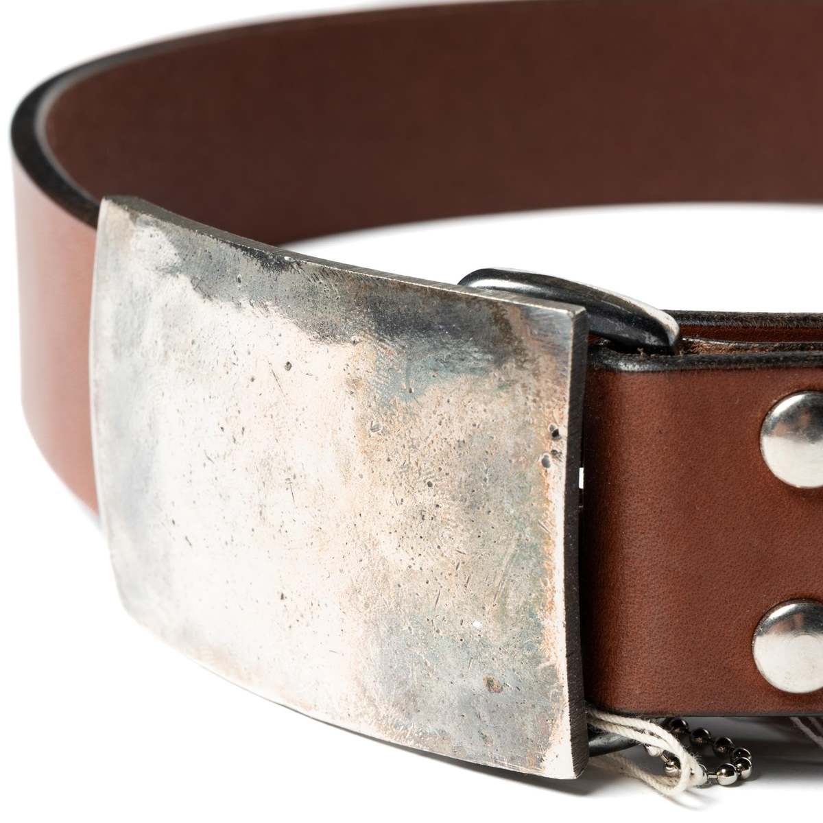 Studio D'Artisan - B-83 Flat Buckle Belt - Brown - Image 2 of 4