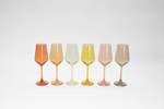 Glass Hause Co Almost Everything Collection Set of 12 Colored Wine Glasses - Thumbnail 7
