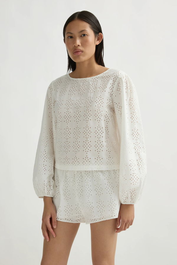 Posse Harriet Blouse - Vintage White
