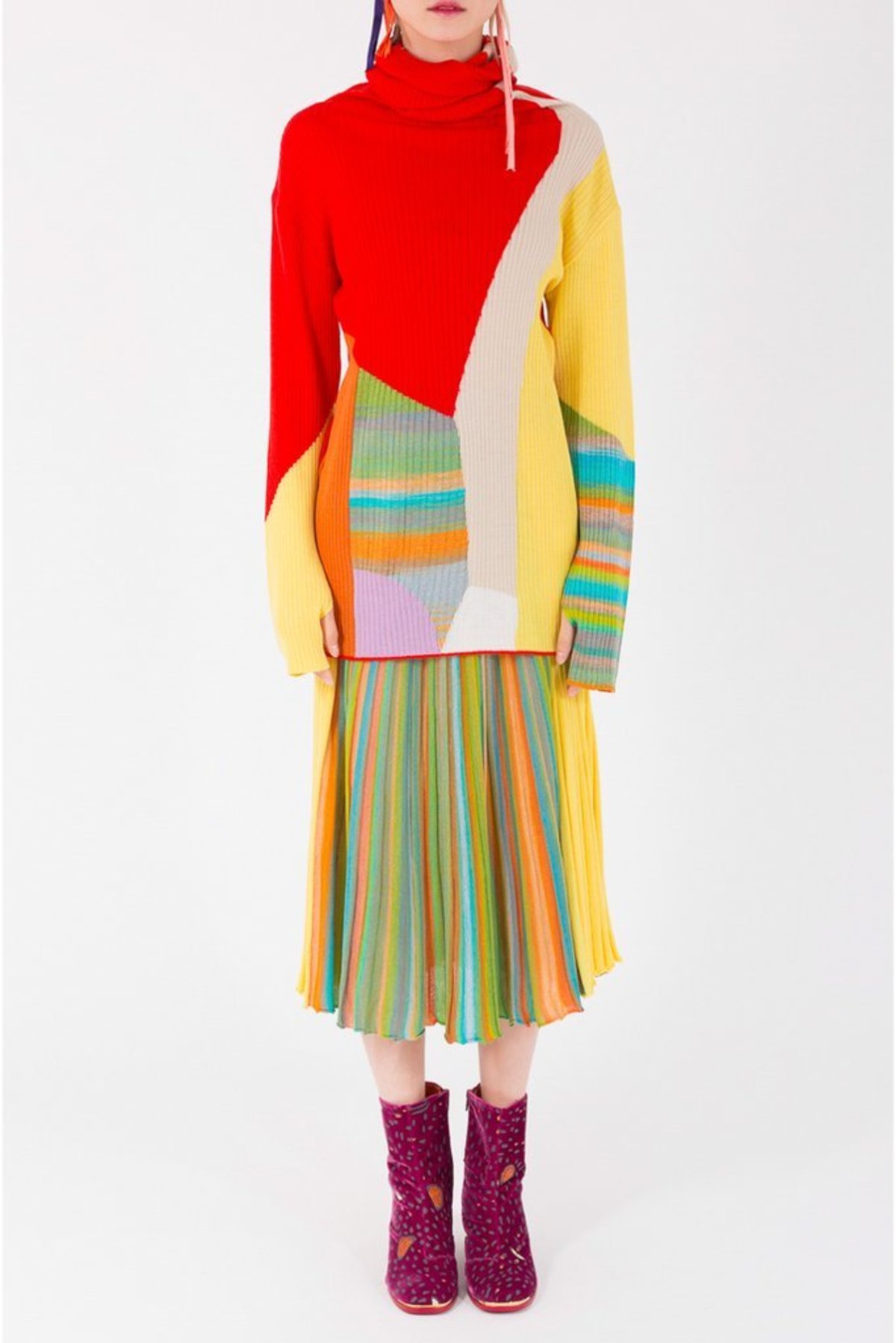 トップス 00s archive tsumori chisato cardigan y2k Tsumori Chisato Full Zip Polkadot Hoodie – XS → Hotbox Vintage