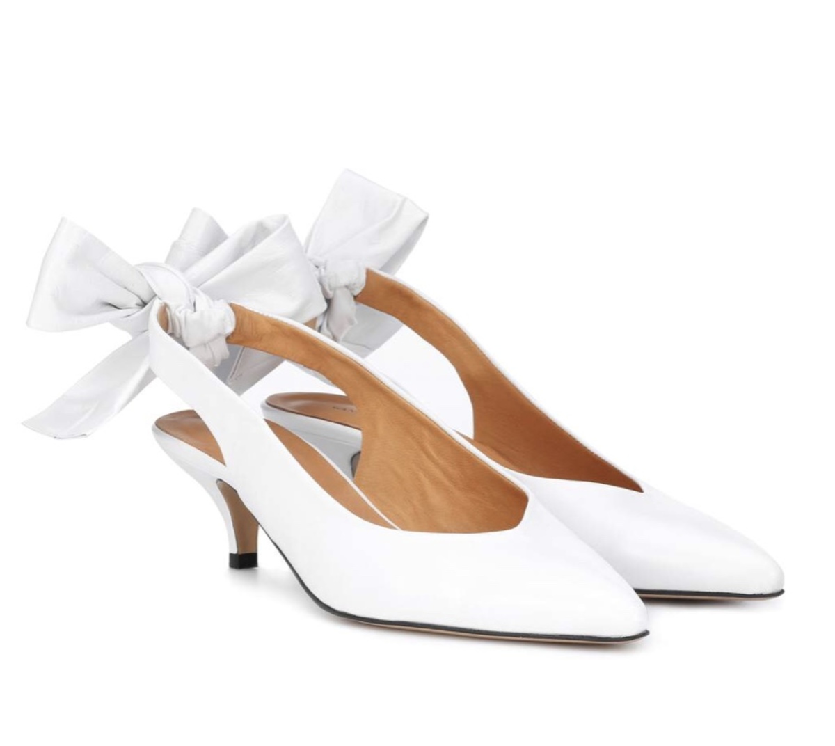 Ganni Sabine Pump Bright White Garmentory